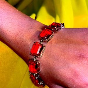 Fanta colored gemstones set in 925 Sterling Silver.